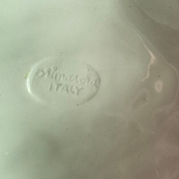 Vintage Primavera Italy Cherubs Holding Garland White Figurine Children - Picture 7 of 10